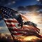 4th of July Eagle Diamond Painting Kits for Adults Beginners, 5D Independence Day Patriotic Diamond Art Kits, DIY Full Round Drill Paint with Diamonds Dots, Home Wall Decor 12 x 12 Inch